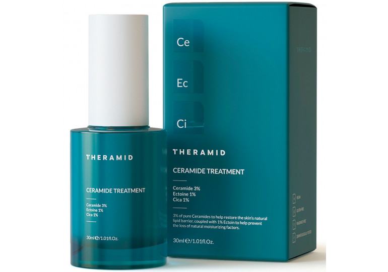 Theramid Ceramide Treatment 30 ml - Зволожувальна та відновлювальна сироватка для обличчя